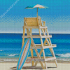 Life Guard Huts Diamond Painting