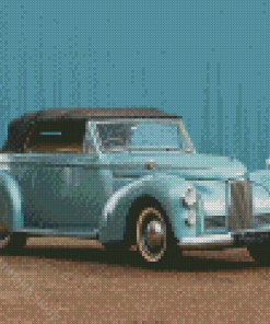 Light Blue Humber Pullman Limousine Diamond Painting