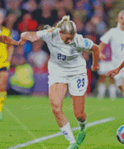 Lionesses Soccer Player Diamond Painting