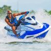 Man Riding Jet Ski Diamond Painting