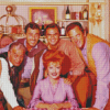 Miss Kitty With Gunsmoke Cast Diamond Painting