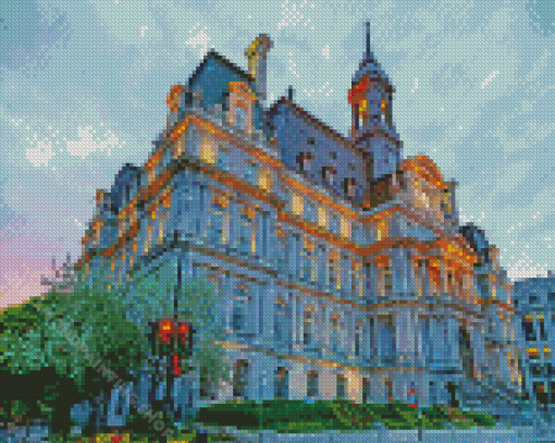 Montreal City Hall Canada Diamond Painting