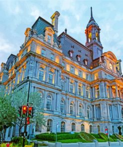 Montreal City Hall Canada Diamond Painting