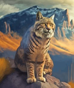 Mountain Cat Diamond Painting