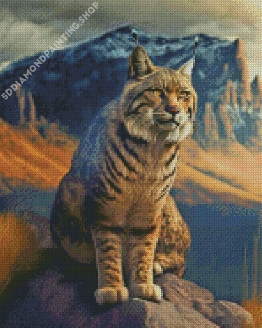 Mountain Cat Diamond Painting