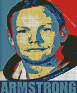 Neil Armstrong Astronaut Diamond Painting