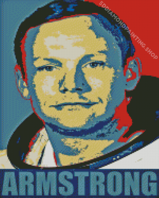 Neil Armstrong Astronaut Diamond Painting