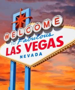 Nevada Welcome To Las Vegas City Diamond Painting