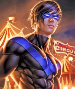 Nightwing Diamond Painting