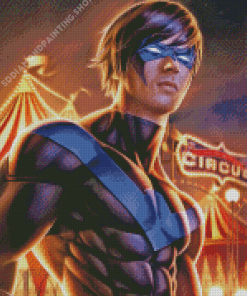 Nightwing Diamond Painting