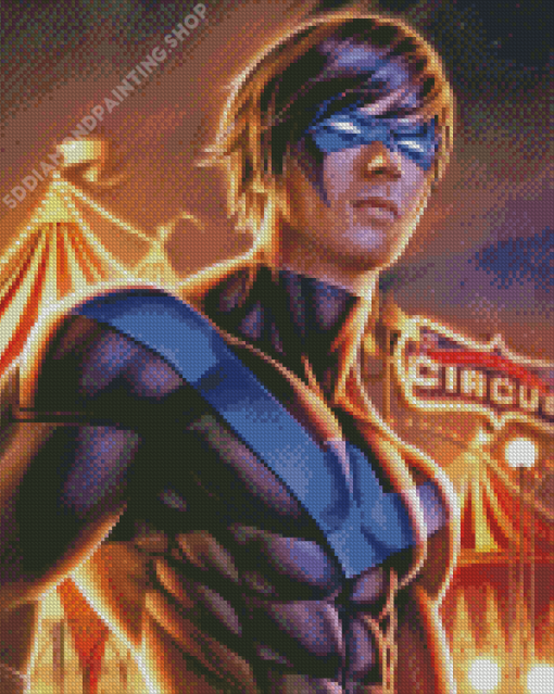 Nightwing Diamond Painting