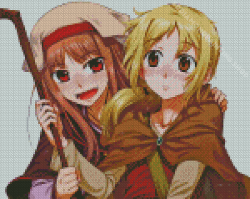 Nora Arendt And Holo The Wise Wolf Diamond Painting