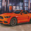 Orange 2017 Ford Mustang Diamond Painting