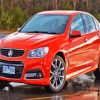 Orange Holden V8 Commodore Car Diamond Painting