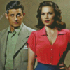 Peggy Carter And Steve Diamond Painting