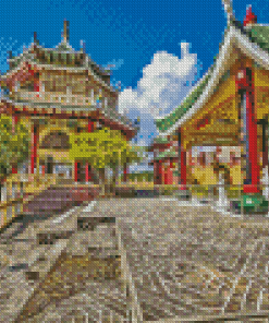 Philippines Cebu Taoist Temple Diamond Painting