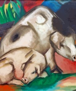 Pigs By Franz Marc Diamond Painting