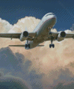 Plane Aircraft Diamond Painting