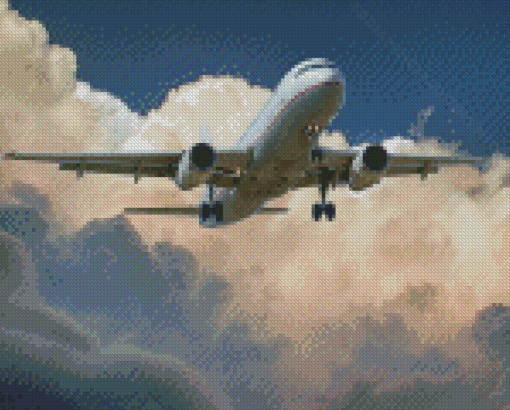 Plane Aircraft Diamond Painting