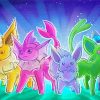 Pokemon Go Eeveelution Characters Diamond Painting