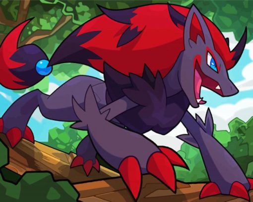 Pokemon Zoroark Diamond Painting