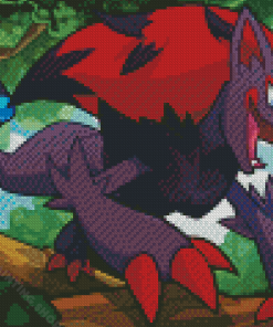 Pokemon Zoroark Diamond Painting