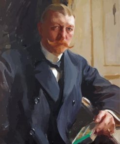 Portrait Of Franz Heiss By Anders Zorn Diamond Painting