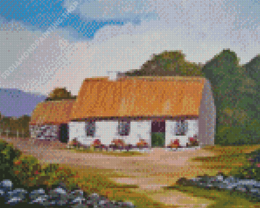 Quiet Man Cottage Diamond Painting