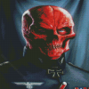 Red Skull Art Diamond Painting