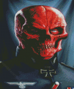 Red Skull Art Diamond Painting