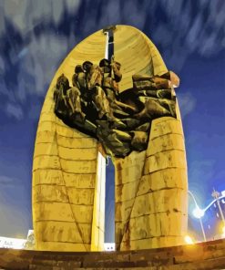 Revolutionary Act Monument Rzeszow Poland Diamond Painting