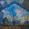 Saint Lazare Station Claude Monet Diamond Painting