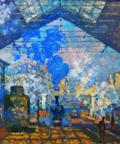 Saint Lazare Station Claude Monet Diamond Painting