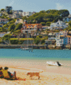 Salcombe Town In England Diamond Painting