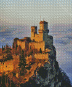 San Marino The Guaita Tower Diamond Painting