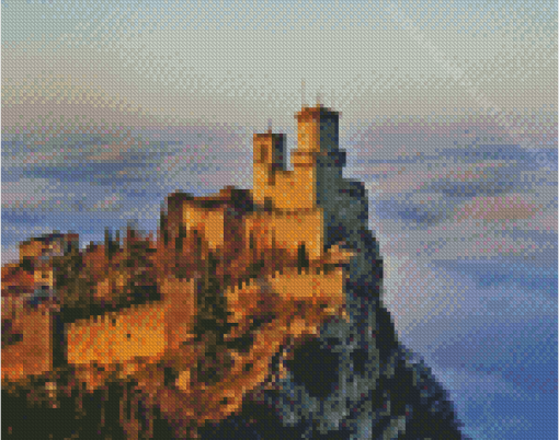 San Marino The Guaita Tower Diamond Painting