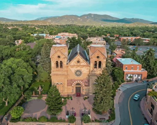 Santa Fe Cathedral Diamond Painting