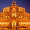 Semperoper Dresden At Night Diamond Painting