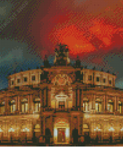 Semperoper Dresden Germany Diamond Painting