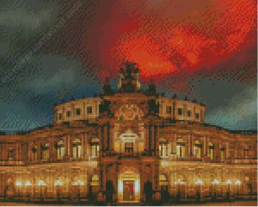 Semperoper Dresden Germany Diamond Painting