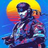 Solid Snake Poster Diamond Painting