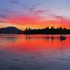 Squam Lake Sunset Reflection Diamond Painting