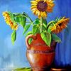 Sunflowers Vase Art Diamond Painting