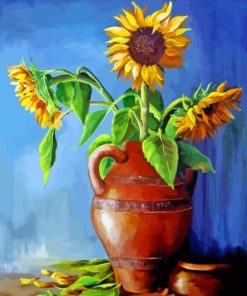 Sunflowers Vase Art Diamond Painting