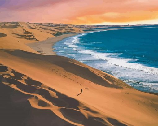 Sunset Desert Beach Diamond Painting