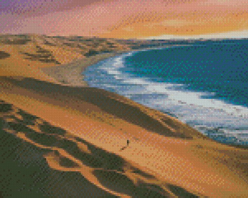 Sunset Desert Beach Diamond Painting