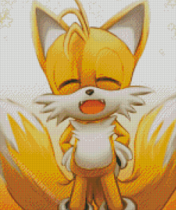 Tails The Hedgehog Animation Diamond Painting