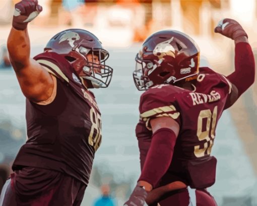 Texas State Bobcats Team Players Diamond Painting