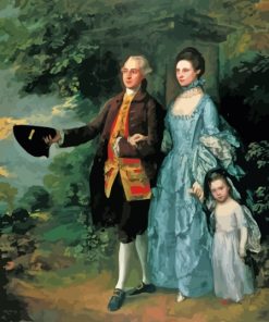 The Byam Family By Thomas Gainsborough Diamond Painting