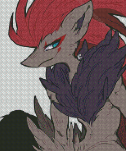 The Fox Zoroark Pokemon Diamond Painting